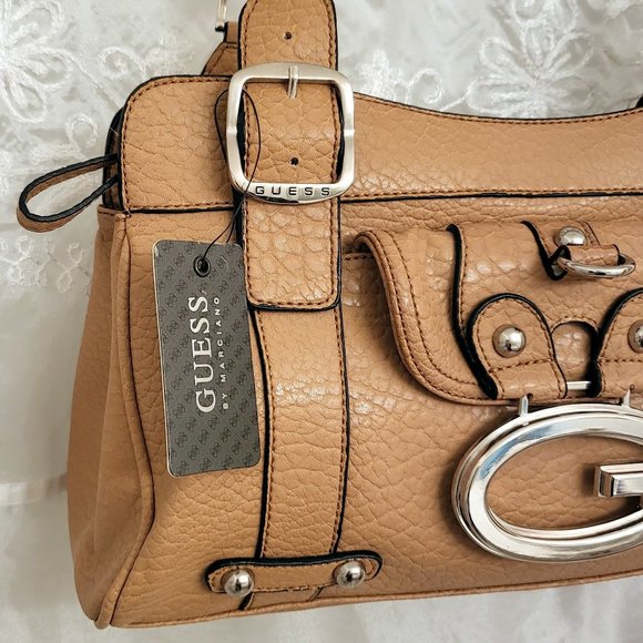 ✨HOST PICK!✨ NEW Guess Handbag, Tan/Beige, Double Straps, Compartments! - Picture 3 of 13